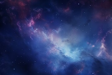 Obraz na płótnie Canvas Celestial Symphony Nebulae, Galaxies, and the Beauty of the Cosmos AI Generated