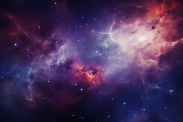 Obraz na płótnie Canvas Celestial Symphony Nebulae, Galaxies, and the Beauty of the Cosmos AI Generated