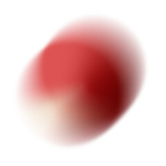 blurry gradient light sphere isolated