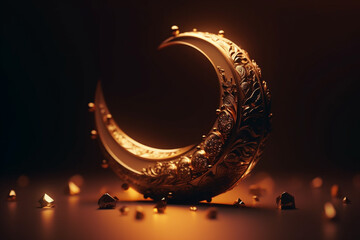 Islamic New Year. The day of the beginning of the year according to the Islamic calendar, the first day of the month of Muharram. 18 july, 19 july. moon, lamp