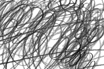 Black graphite pencil texture cut out