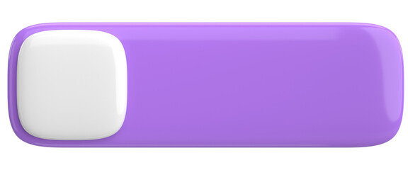 Fototapeta premium 3D button. Empty button. 3D illustration.