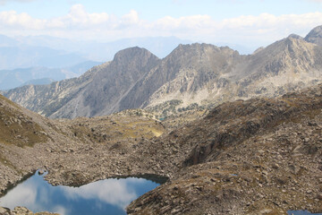 Mountain view in Klafferkessel, Austria
