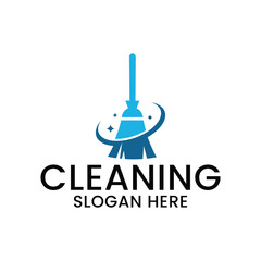 cleaning service logo and template vector, suitable for your company