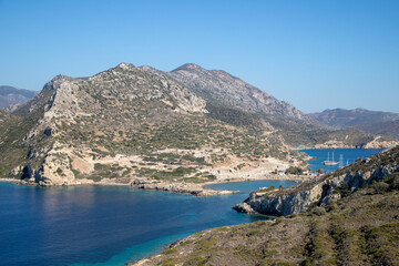 Obraz premium The ancient city of Knidos is in the Datca district of Muğla 