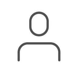 People related icon outline and linear symbol.