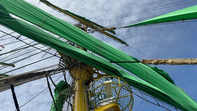 06/24/2023 Kiel Germany: windjammer parade of the tall sailor Alexander von Humboldt 2