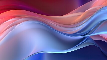 Naklejka premium A colorful background with wavy lines, created with Generative Ai Technology