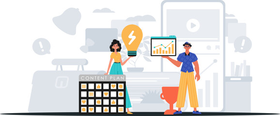 Digital Marketing Team. Ready to use banner