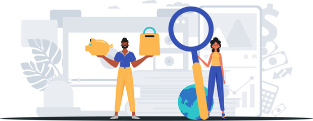 Digital Marketing Team. Ready to use banner