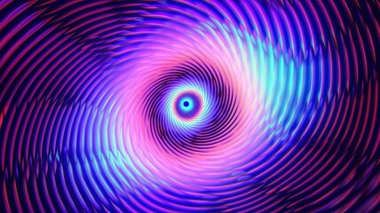 vibrant blue and purple swirl against a dark black background, background for presentation, created with Generative Ai Technology