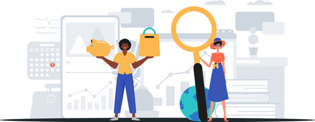 Digital Marketing Team. Ready to use banner