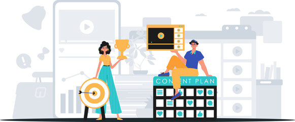 Digital Marketing Team. Ready to use banner