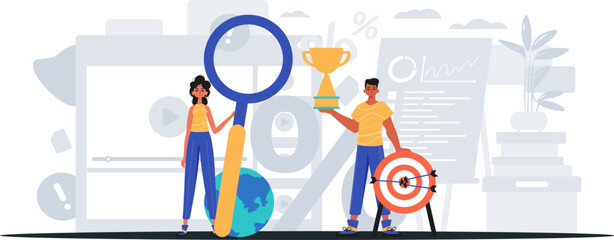 Digital Marketing Team. Ready to use banner