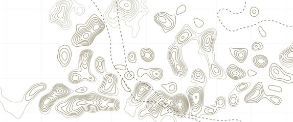 Topographic map. Geographic contour map background. Vector illustration.