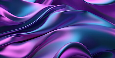 Obraz premium Vibrant purple and blue abstract background, created with Generative Ai Technology