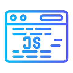 javascrip gradient icon