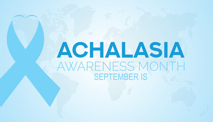 Achalasia Awareness Month .banner design template Vector illustration background design.