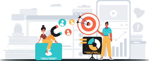 Digital Marketing Team. Ready to use banner