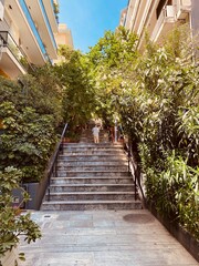 Beautiful Mediterranean stairs - 619080121