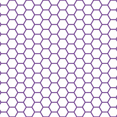 亀甲模様　紫　太