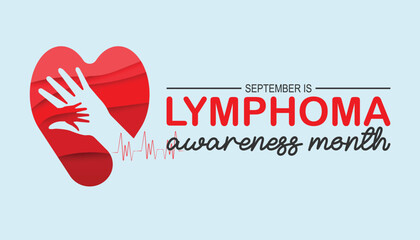 World Lymphoma awareness month is observed every year on September For banner, poster, card and background design.