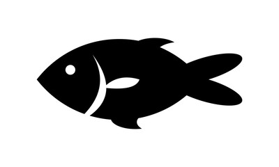 fish icon logo design