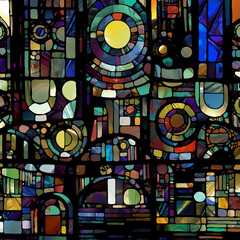Emotion of Colorful Glass