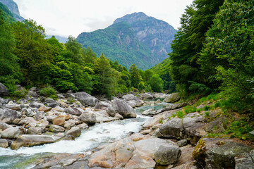 Verzasca Valley in Switzerland