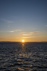 Obraz premium Sunset over the sea