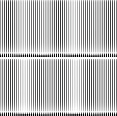Obraz premium Oil drops are located under even vertical lines.