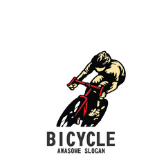 Design character logo icon mascot bicycle