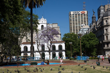 Argentina Buenos Aires in winter sunny day