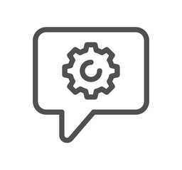 Engineering related icon outline and linear symbol.
