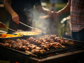 Enjoying Outdoor Gatherings: Family Barbecue Party and Camping for Quality Time and Fun-filled Memories