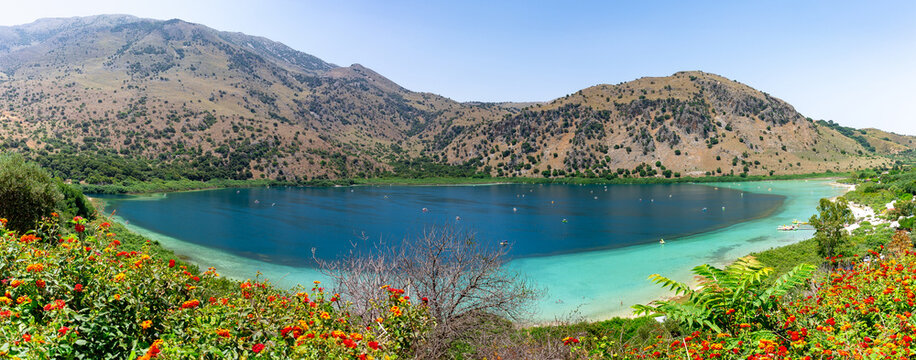 Lake Kourna, Crete, Greece