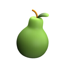 Pear 3D illustration