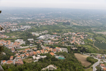 View of San Marino landmark.