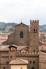 Fototapeta na wymiar Cityscape view in Bologna, italy.