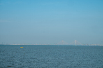 lighthouse in the sea