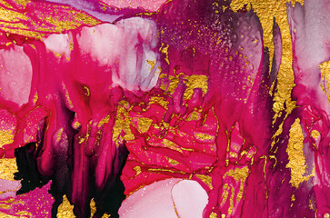 SEASHELL.North gold- MARBLE. Ink colors are amazingly bright, luminous, translucent,free-flowing, and beautiful golden sequins. Wallpaper,Background,Pattern texture, Oriental paper. ART. Abstract.