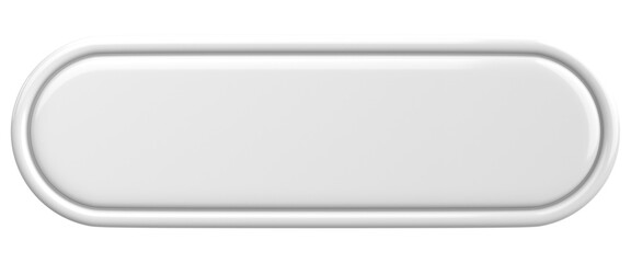 3D button. Empty button. 3D illustration.