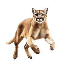 Obraz premium cougar on a transparant background, PNG, Generative Ai