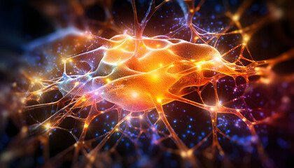 Brain nerves colorful  wallpaper
