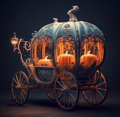 beautiful fairytale carriage for cinderella