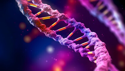 colorful DNA wallpaper
