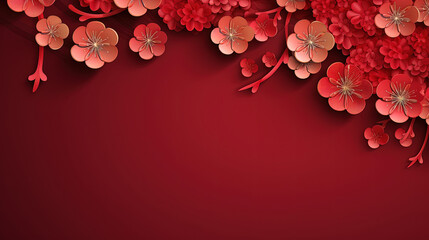 Chinese new year celebration festive background