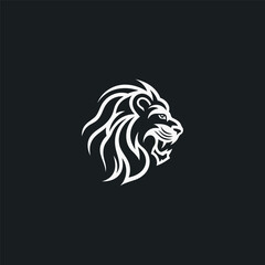 Lion logo design vector illustration