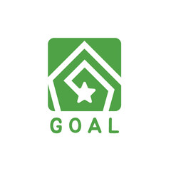 Path to the goal logo design