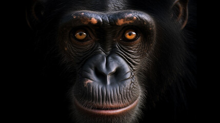 close up of a black faced monkey HD 8K wallpaper Stock Photographic Image